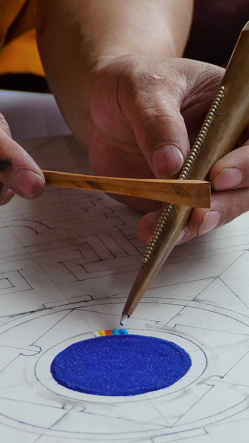 坛城沙画.杭州凤凰里